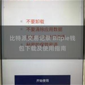 比特派交易记录 Bitpie钱包下载及使用指南