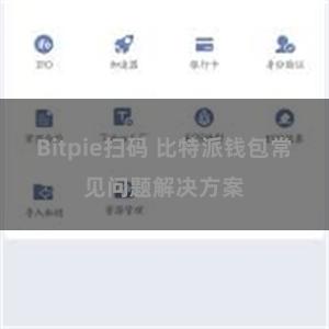 Bitpie扫码 比特派钱包常见问题解决方案