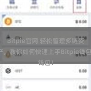 Bitpie官网 轻松管理多链资产，教你如何快速上手Bitpie钱包！