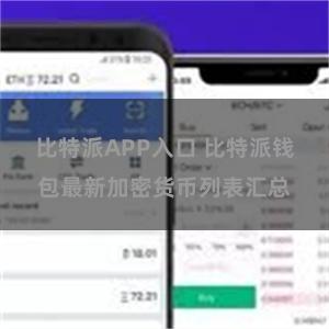 比特派APP入口 比特派钱包最新加密货币列表汇总