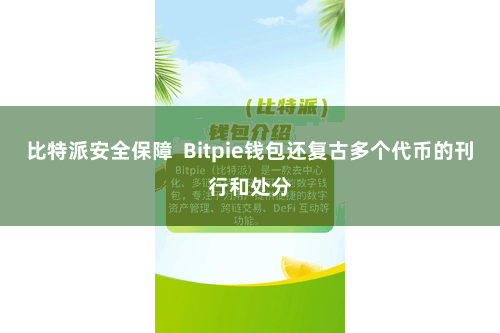 比特派安全保障  Bitpie钱包还复古多个代币的刊行和处分